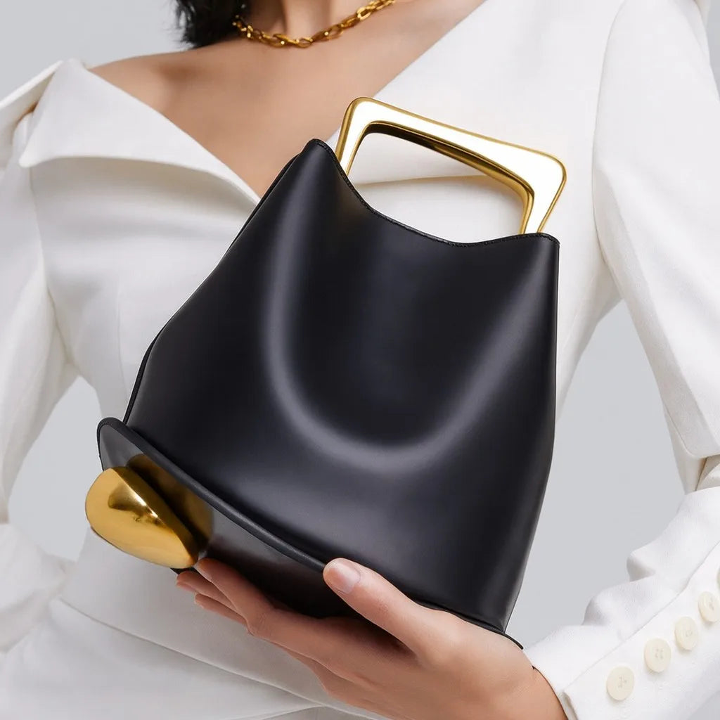 "Black Nova" Minimalist Handbag